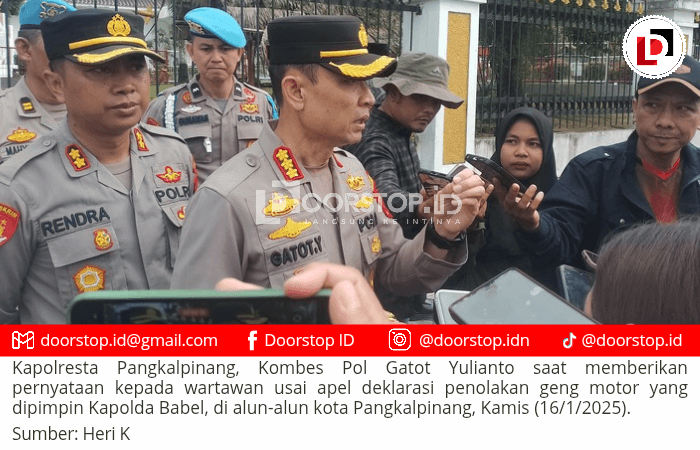 Langkah Tegas Kapolresta Pangkalpinang, Beri Efek Jera untuk Geng Motor