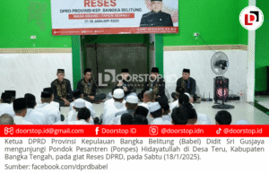 Ketua DPRD Babel Beri Motivasi Santri Ponpes Hidayatullah Desa Teru