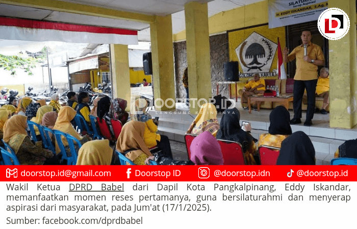 Gelar Reses di Dua Lokasi, Eddy Iskandar Ungkap Prioritas Kerja dan Dorong Masyarakat Pro Aktif dalam MBG