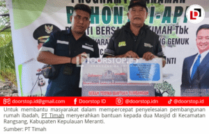 Dua Masjid di Kecamatan Rangsang Terima Bantuan dari PT Timah