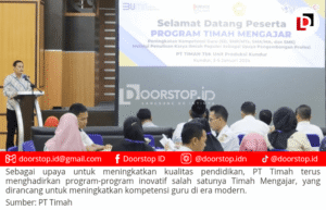 Program Timah Mengajar bersama Guru Mewujudkan Pendidikan yang Berkualitas di Lingkar Tambang