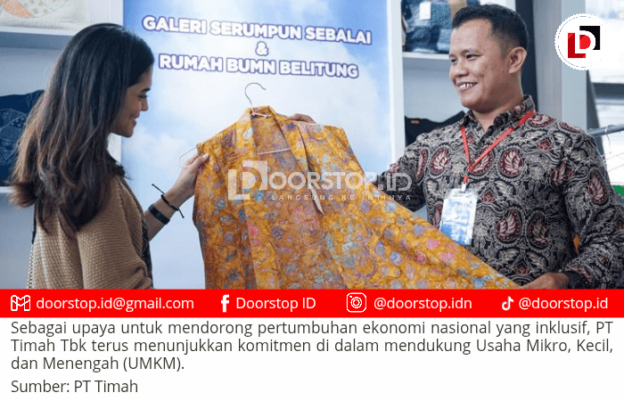 Komitmen PT Timah untuk Meningkatkan Daya Saing UMKM Dalam Mendukung Perekonomian Nasional