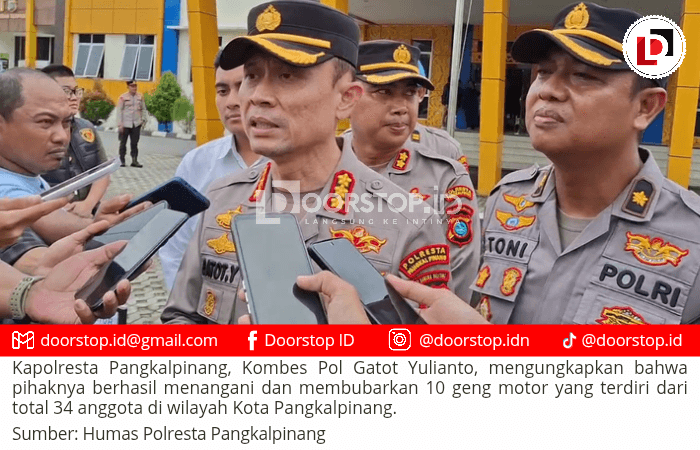 Pendekatan Humanis Polresta Pangkalpinang: Selamatkan Generasi Muda dari Jerat Geng Motor