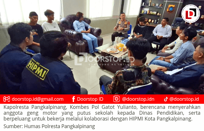 Setelah Big Family dan City Bastard, 10 Geng Motor Deklarasi Bubarkan Diri di Polresta Pangkalpinang