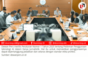 Dewan Pers Rilis Aturan Pedoman Penggunaan AI dalam Jurnalistik, Berikut Rinciannya