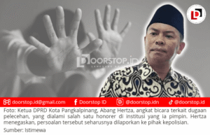Menyoal Dugaan Pelecehan Honorer di DPRD Kota Pangkalpinang, Abang Hertza: Lapor ke Polisi