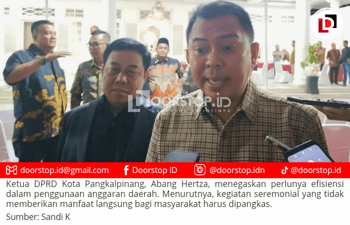 Atasi Defisit Anggaran, DPRD dan Pemkot Pangkalpinang Sepakat Fokus pada Efisiensi