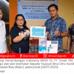 Permudah Cek Kesehatan Para Lansia, PT Timah Salurkan Alat Kesehatan untuk Yayasan Bina Citra Kundur