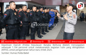 1.194 Personel Disiagakan Polda Babel Amankan Perayaan Imlek 2025