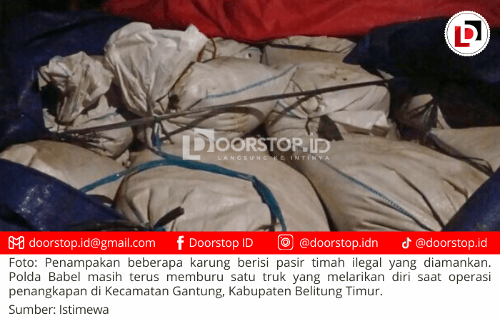 Polda Babel Perketat Pengawasan Penyelundupan Pasir Timah