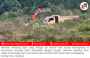 Tambang Pasir Ilegal Marak di Air Jangkang dan Pasir Garam, Kapolres Bangka Tengah: Nanti Kami Tindaklanjuti
