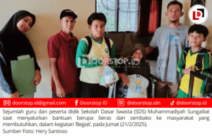 Bantu Masyarakat yang Membutuhkan, SDS Muhammadiyah Sungailiat Gelar Program ‘Begiat’