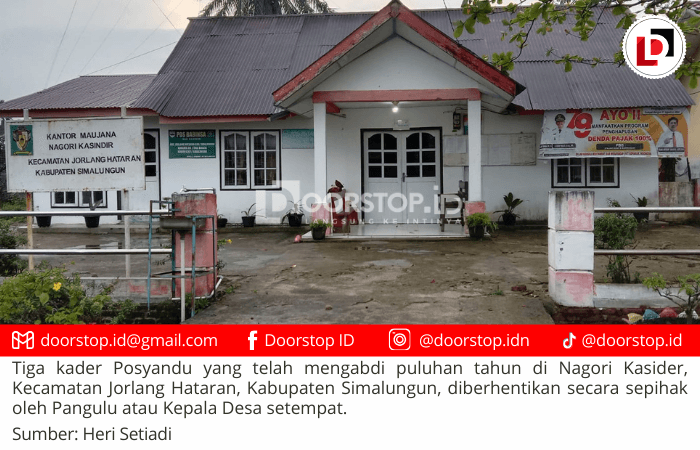 Tiga Kader Posyandu di Nagori Kasider Diberhentikan Sepihak, Diduga karena Protes Pemilihan Kadus