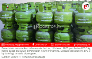 Mulai Hari ini Pemerintah Wajibkan Pembelian LPG 3 Kg Hanya di Pangkalan Resmi
