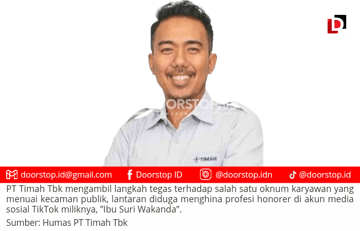 PT Timah Tindak Tegas Oknum Karyawan yang Viral Bikin Konten Kontroversial