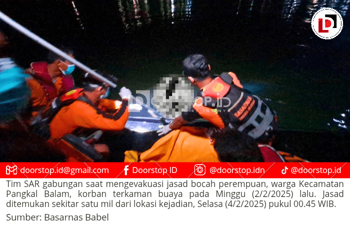 Bocah 7 Tahun Korban Serangan Buaya Akhirnya Ditemukan