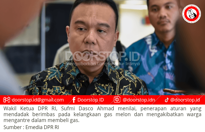 Dasco: Aturan Baru Pengecer Gas Melon Mendadak