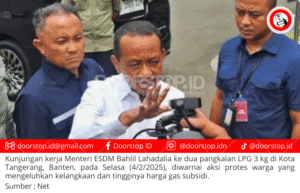 Kunjungan Menteri ESDM ke Pangkalan LPG di Tangerang Diwarnai Aksi Protes Warga