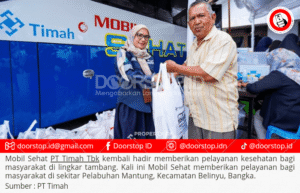 131 Warga Belinyu Manfaatkan Layanan Kesehatan Gratis Mobil Sehat PT Timah