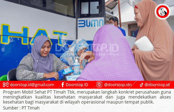 Mobil Sehat PT Timah akan Sambangi Fasilitas Publik di 2025
