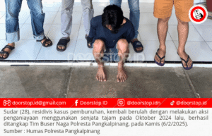 4 Bulan Masuk DPO, Residivis yang Aniaya Korbannya Pakai Sajam Akhirnya Berhasil Ditangkap