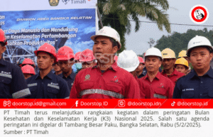 PT Timah Gelar Peringatan Bulan K3 Nasional 2025 di Bangka Selatan