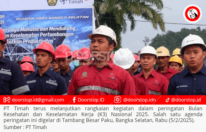 PT Timah Gelar Peringatan Bulan K3 Nasional 2025 di Bangka Selatan