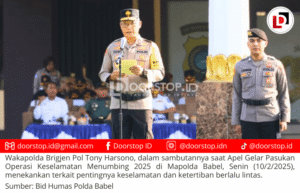 Jelang Ramadan dan Idulfitri 1446 H, Polda Babel Gelar Operasi Keselamatan Menumbing 2025