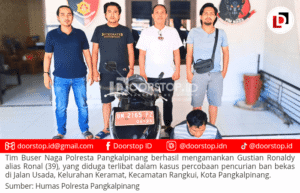 Tim Buser Naga Polresta Pangkalpinang Tangkap Pelaku Percobaan Pencurian Ban Bekas