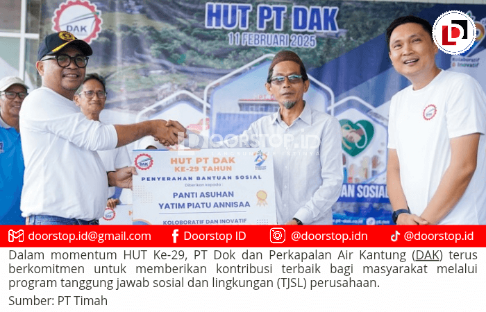 PT DAK Salurkan Bantuan Sosial ke Sekolah dan Panti Asuhan