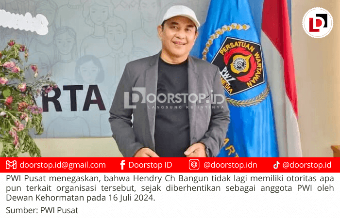 PWI Pusat Bantah Klaim Hendry Ch Bangun, Tegaskan Zulmansyah Sekedang Sah sebagai Ketua Umum