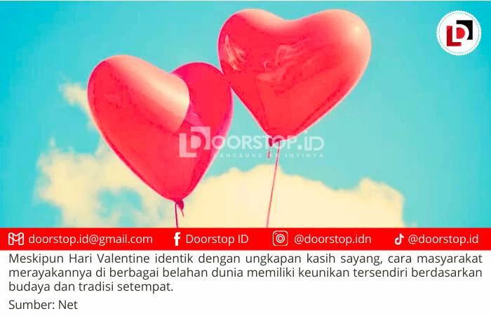 Begini Cara Berbagai Negara, Termasuk Indonesia, Merayakan Hari Valentine