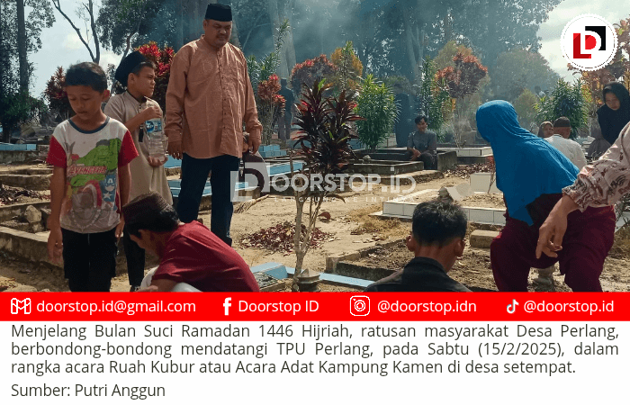 Ruah Kubur: Ratusan Masyarakat Perlang Bersihkan Pemakaman dan Gelar Doa Bersama