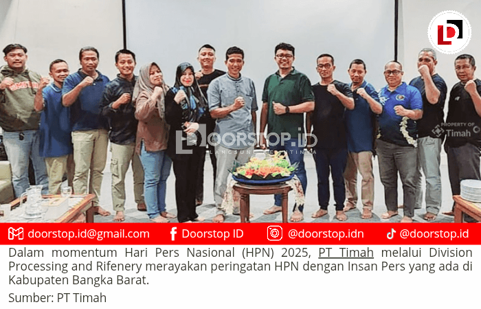 Momentum HPN 2025, PT Timah Bangun Sinergi dengan Insan Pers di Bangka Barat