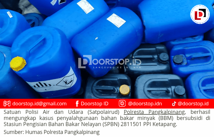 Polisi Tangkap Manajer SPBN PPI Ketapang dalam Kasus Penyalahgunaan BBM Bersubsidi