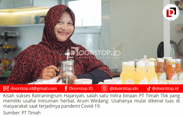 Kisah Arum Wedang, Mitra Binaan PT Timah yang Sukses Bangun Usaha Minuman Herbal
