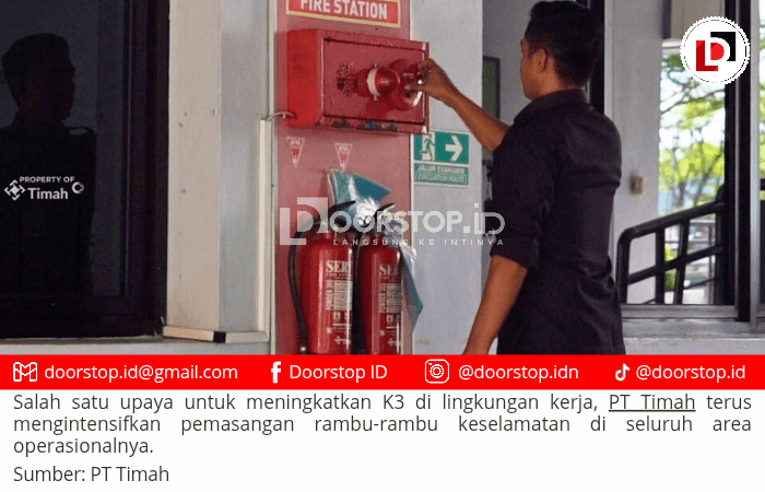 PT Timah Intensifkan Pemasangan Rambu Keselamatan Guna Perkuat Aspek K3