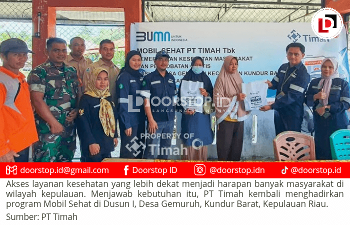 Mobil Sehat PT Timah Hadir di Kundur Barat, 104 Warga Terima Layanan Kesehatan Gratis