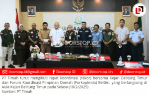 PT Timah Apresiasi Kejari Beltim Gelar Rakor tentang Perbaikan Tata Kelola Timah