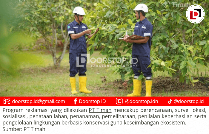 Reklamasi Berkelanjutan, Upaya PT Timah Jaga Ekosistem Pasca Tambang