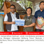 Dukung Perkembangan Ekonomi Kreatif Masyarakat, PT Timah Serahkan Bantuan untuk Teras Manggar Beltim