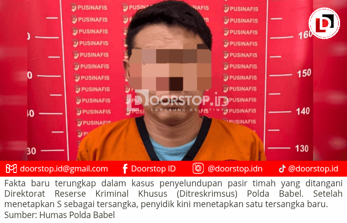 Polisi Tetapkan Tersangka Baru dalam Kasus Penyelundupan Pasir Timah di Beltim
