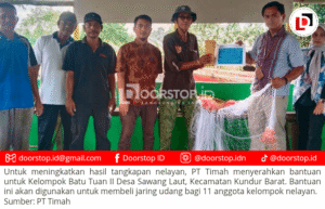 Tingkatkan Hasil Tangkapan Nelayan Udang, PT Timah Serahkan Bantuan untuk Kelompok Batu Tuan