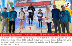 Kolaborasi PT Timah dan Polres Bangka Barat Gelar Kejuaraan Renang, Dorong Prestasi Atlet Muda