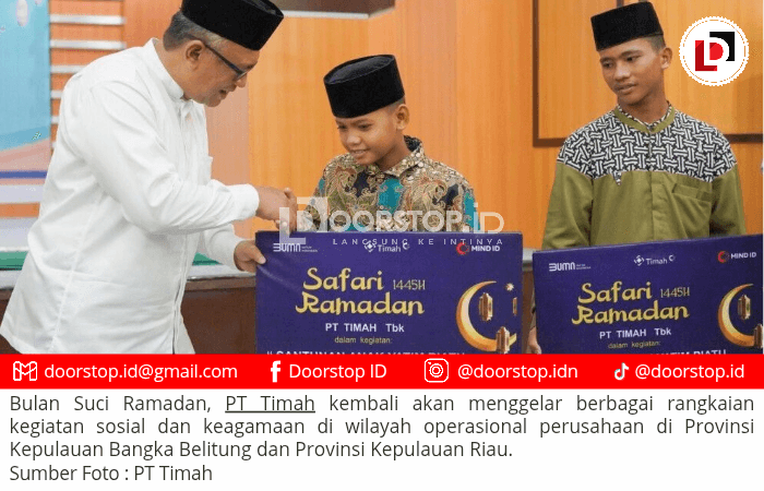 Rajut Silaturahmi dan Kebersamaan, PT Timah Tbk Bakal Gelar Beragam Kegiatan di Bulan Ramadan