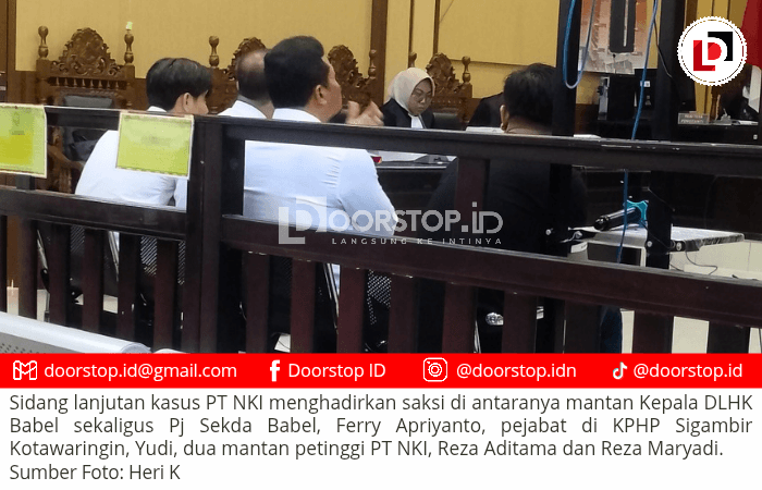 Erzaldi Rosman Mangkir dari Sidang Tipikor PT NKI di PN Pangkalpinang
