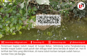 Penemuan Mayat Tanpa Kepala di Sungai Selindung, Gegerkan Warga