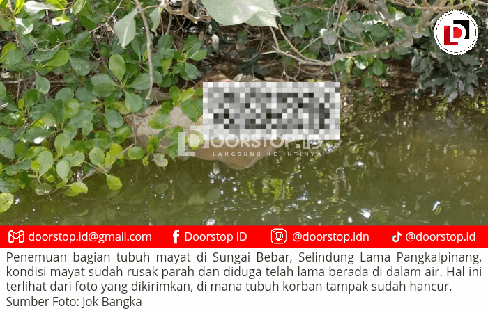 Penemuan Mayat Tanpa Kepala di Sungai Selindung, Gegerkan Warga
