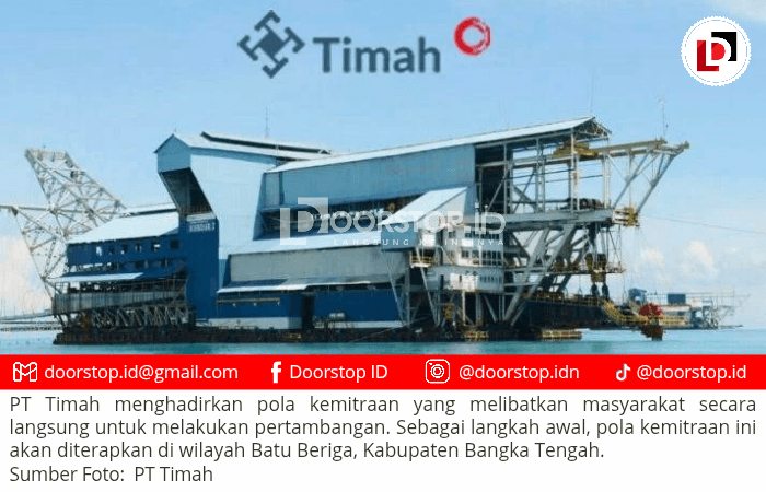 PT Timah Terapkan Pola Kemitraan Tambang di Beriga, Libatkan Masyarakat Lokal