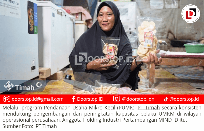 PT Timah Puluhan Tahun Dukung UMKM Lewat Program PUMK, Inisiatif Tumbuhkan Ekonomi Lokal